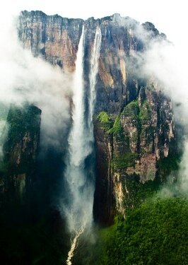 Водопад Анхель фото самый высокий водопад в мире