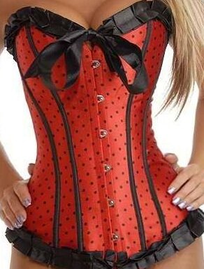 Красный корсет