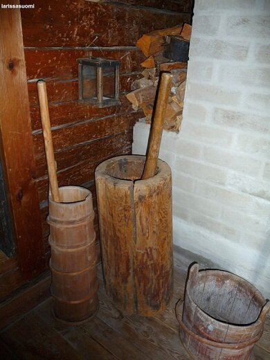 так сбивали чухонское масло