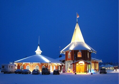 Финляндия, домик Санты