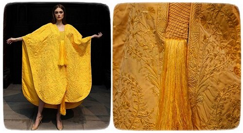 Шелковое платье их паутины